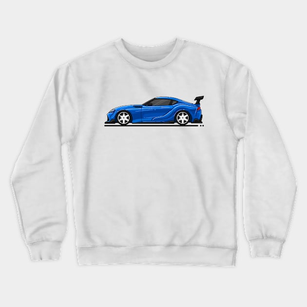 blue super car Crewneck Sweatshirt by garistipis